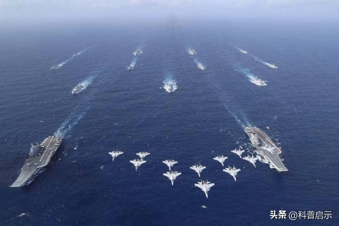 中方反守为攻,反制外军穿越台海,055舰立规矩,下一个目标已定