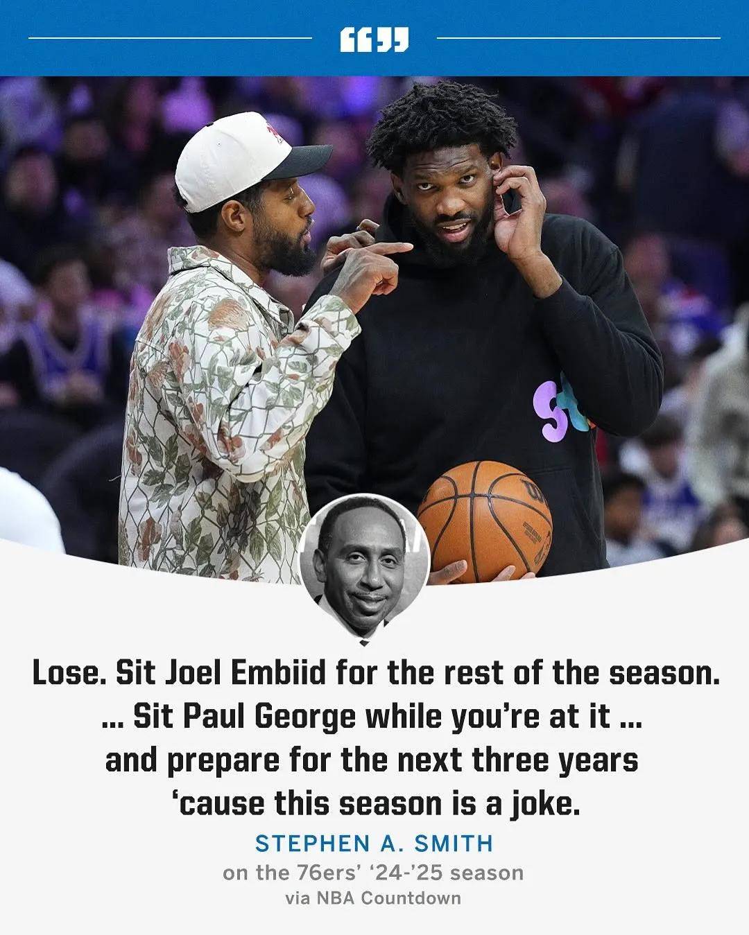 乔治宣布!正式放弃!NBA最大的笑话诞生了